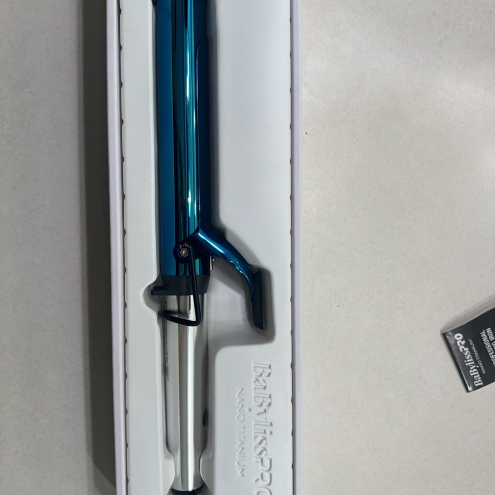 BaByliss Teal and Silver Curling Iron
